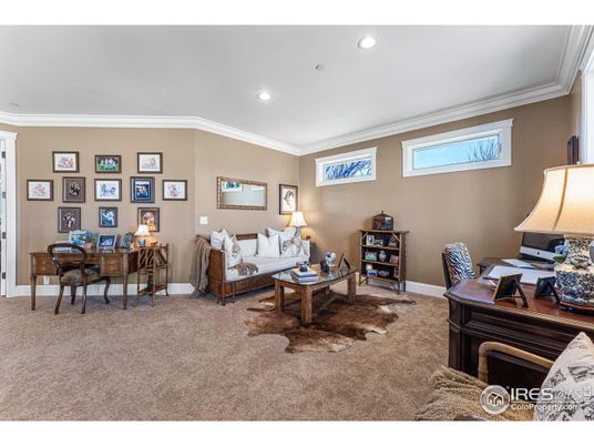 Home Office, Interior, Recessed Lighting
