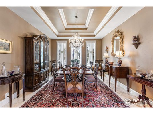 Chandelier, Dining room, Interior
