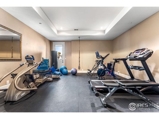 Fitness Equipment, Interior, Recessed Lighting