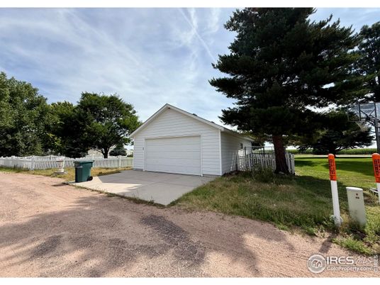 Backyard, Detached Garage, Exterior