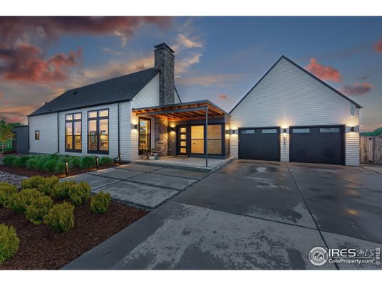 Attached, Backyard, Detached Garage, Exterior, Facade, Farmhouse