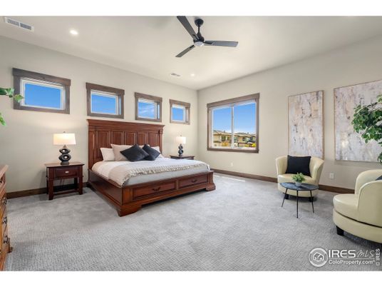 Bedroom, Interior, Recessed Lighting