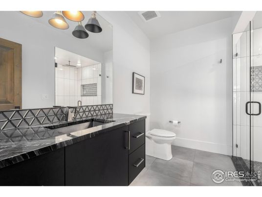 Bathroom, Glass Shower, Interior