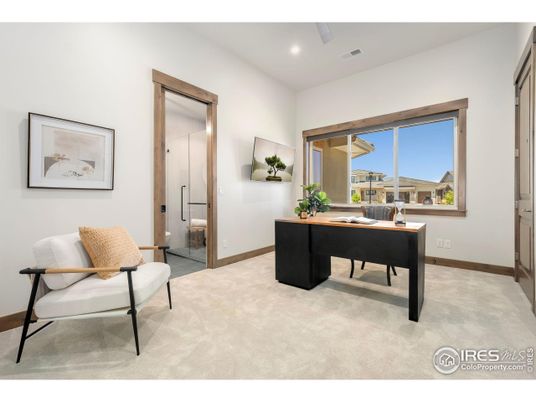 Home Office, Interior, Recessed Lighting