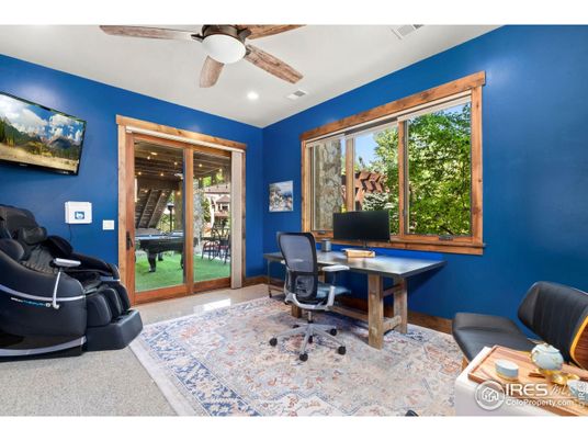 Home Office, Interior, Recessed Lighting