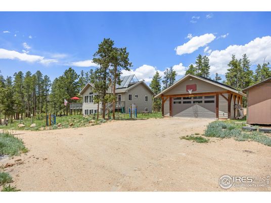 Backyard, Detached Garage, Exterior, Solar Panels