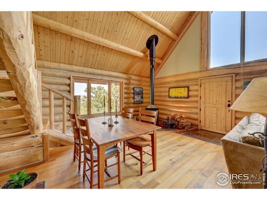Dining room, Interior, Wooden Beams, Wooden Ceilings, Wood Texture Flooring, Wooden Walls