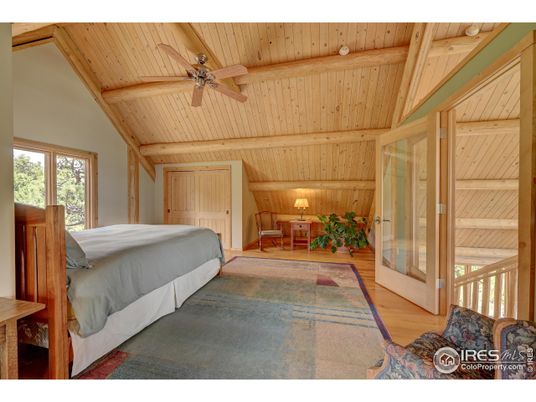 Bedroom, Interior, Wooden Beams, Wooden Ceilings, Wood Texture Flooring