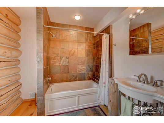 Bathroom, Interior, Wood Texture Flooring