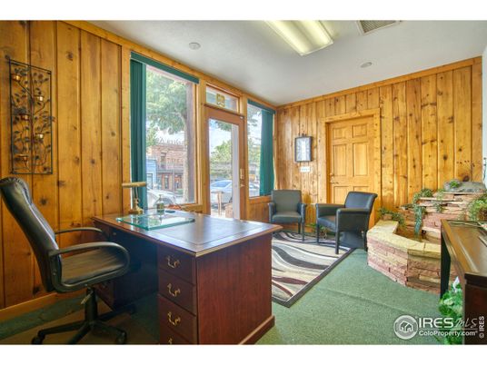 Home Office, Interior, Wooden Walls