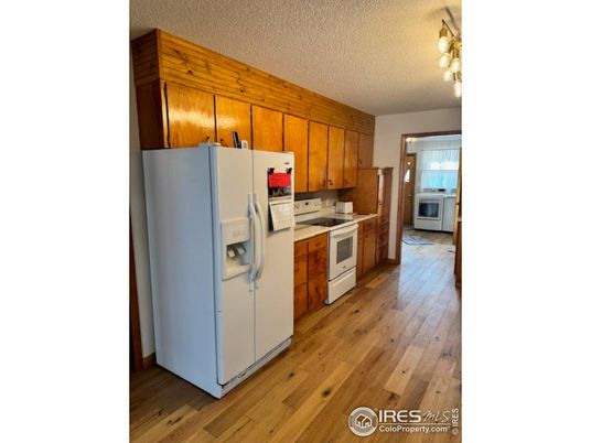 Interior, Kitchen, Wood Texture Flooring, Wooden Walls