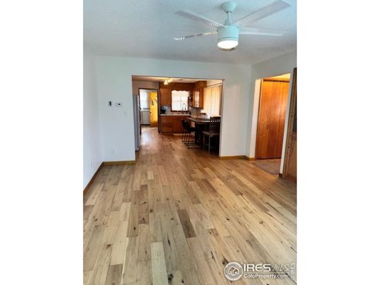 Empty room, Interior, Kitchen, Wood Texture Flooring