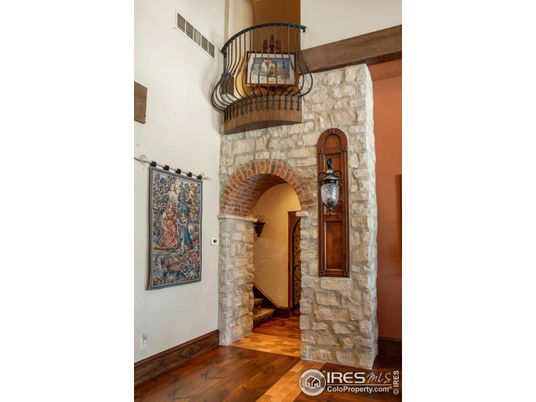 Fireplace, Interior, Wood Texture Flooring