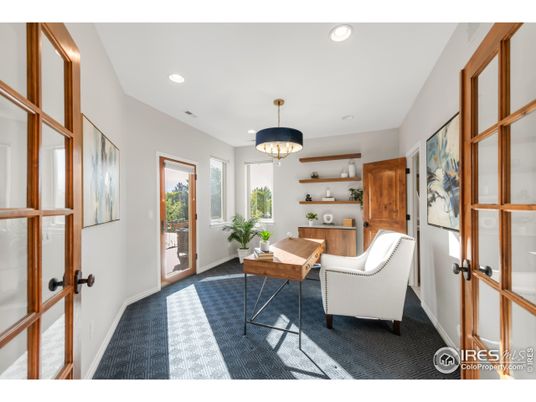 Home Office, Interior, Recessed Lighting
