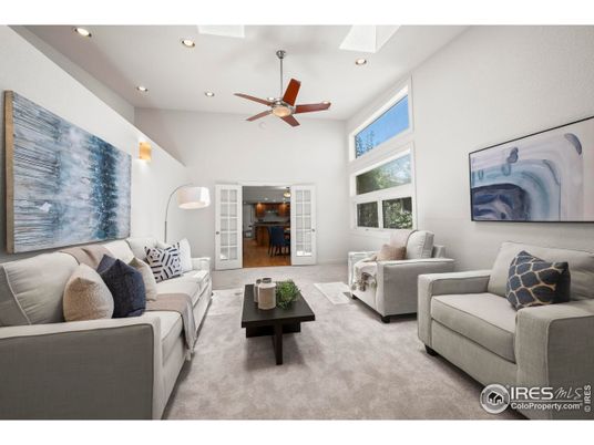 Interior, Living room, Recessed Lighting