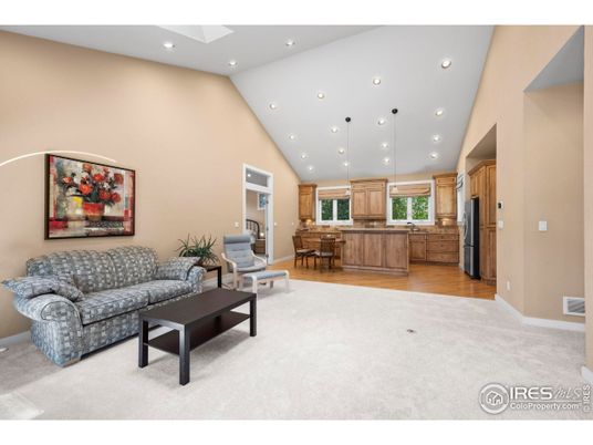 Dining room, Interior, Kitchen, Living room, Pendant Lights, Recessed Lighting, Wood Texture Flooring