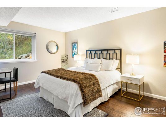 Bedroom, Interior, Wood Texture Flooring