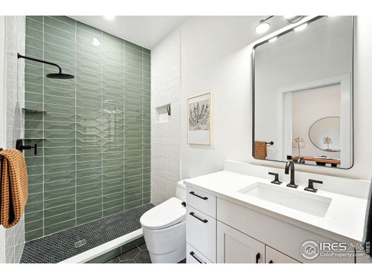 Bathroom, Glass Shower, Interior