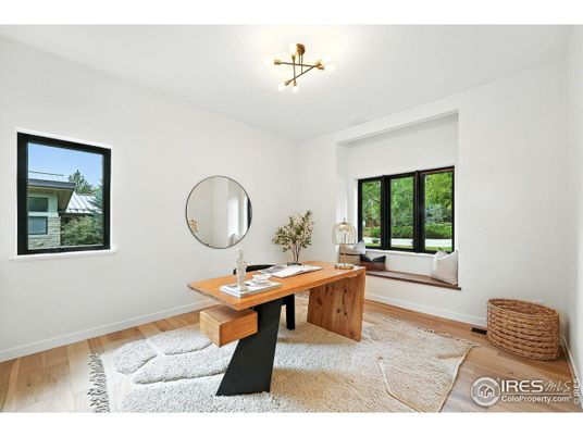 Home Office, Interior, Wood Texture Flooring