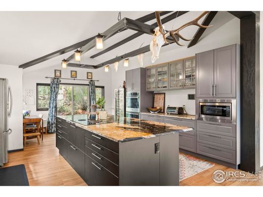 Dining room, Interior, Kitchen, Wooden Beams, Wood Texture Flooring