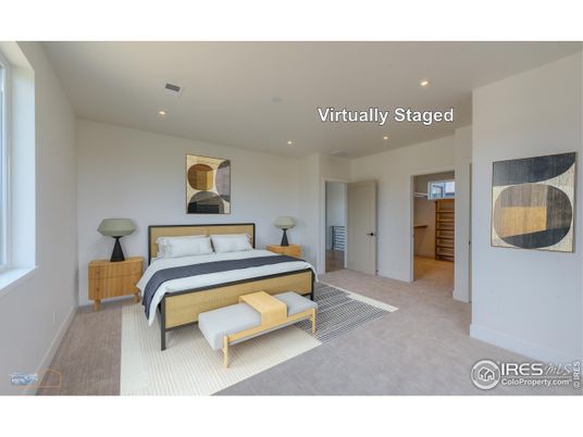 Bedroom, Interior, Recessed Lighting