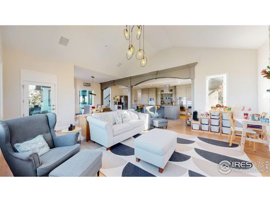 Dining room, Interior, Kitchen, Living room, Pendant Lights, Recessed Lighting, Wood Texture Flooring
