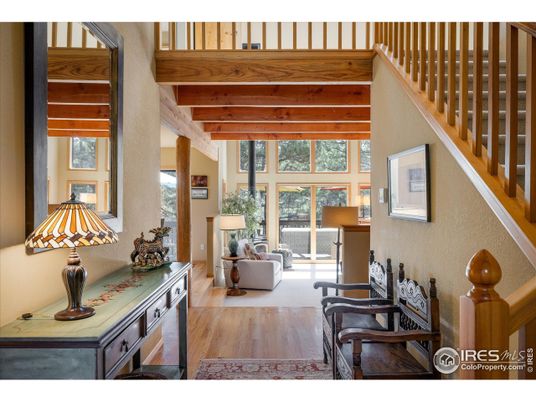 Interior, Living room, Wooden Beams, Wood Texture Flooring