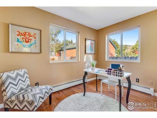 Home Office, Interior, Wood Texture Flooring