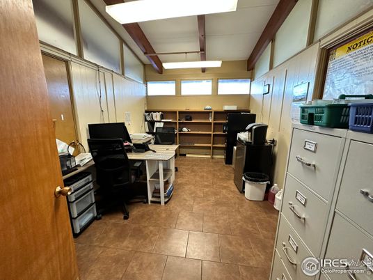 Home Office, Interior, Wooden Beams