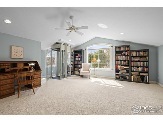 Home Office, Interior, Recessed Lighting