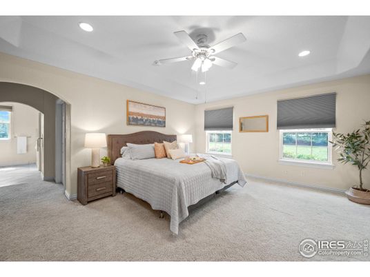 Bedroom, Interior, Recessed Lighting