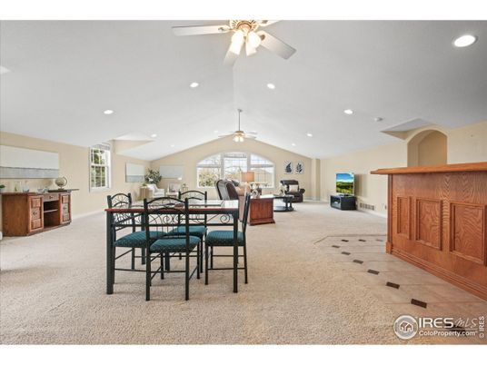 Dining room, Interior, Living room, Recessed Lighting
