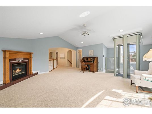 Fireplace, Interior, Recessed Lighting