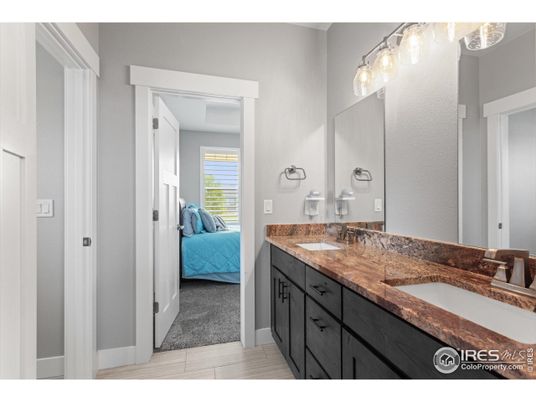 Bathroom, Bedroom, Dual Sink Vanities, Interior, Wood Texture Flooring
