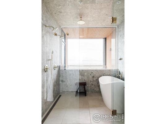 Bathroom, Free Standing Baths, Glass Shower, Interior