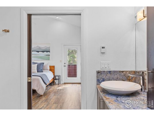 Bathroom, Interior, Recessed Lighting, Wood Texture Flooring