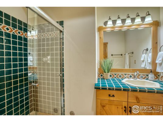 Bathroom, Glass Shower, Interior, Tile Countertops