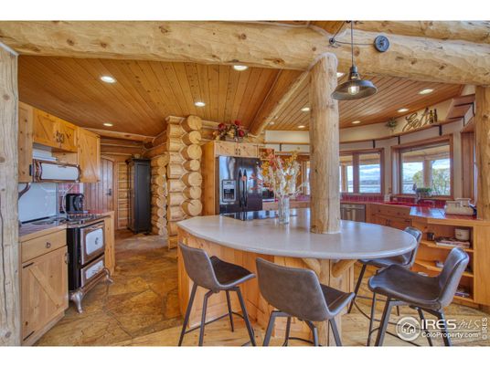 Interior, Kitchen, Recessed Lighting, Wooden Beams, Wooden Ceilings, Wooden Walls