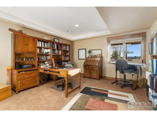 Home Office, Interior, Recessed Lighting