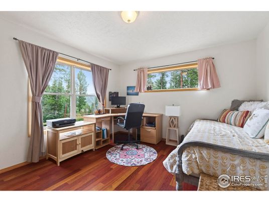 Bedroom, Home Office, Interior, Wood Texture Flooring