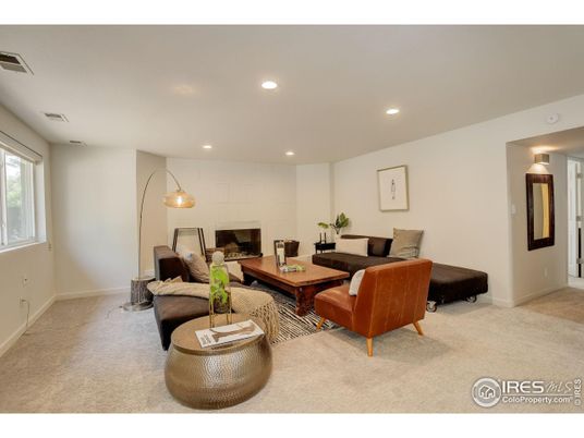 Interior, Living room, Recessed Lighting