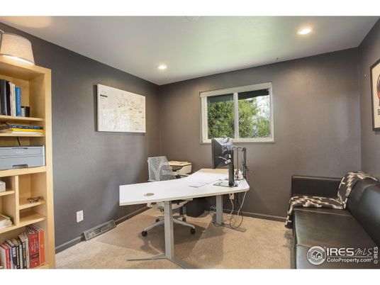 Home Office, Interior, Recessed Lighting
