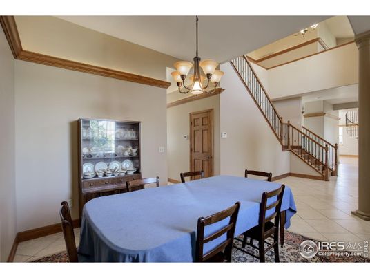 Chandelier, Dining room, Interior, Marble
