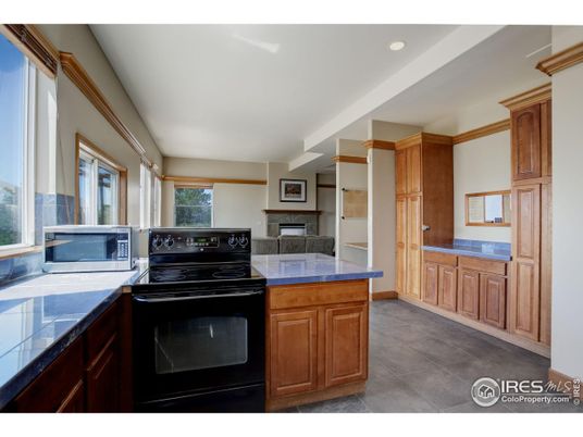 Interior, Kitchen, Recessed Lighting, Tile Countertops