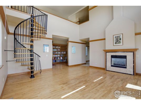 Fireplace, Interior, Wood Texture Flooring