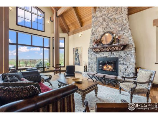Fireplace, Interior, Living room, Stone Walls, Wooden Beams, Wooden Ceilings, Wood Texture Flooring