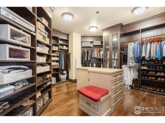 Interior, Walk-in Closets, Wood Texture Flooring