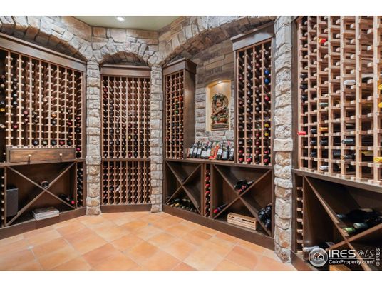 Interior, Stone Walls, Wine Storage