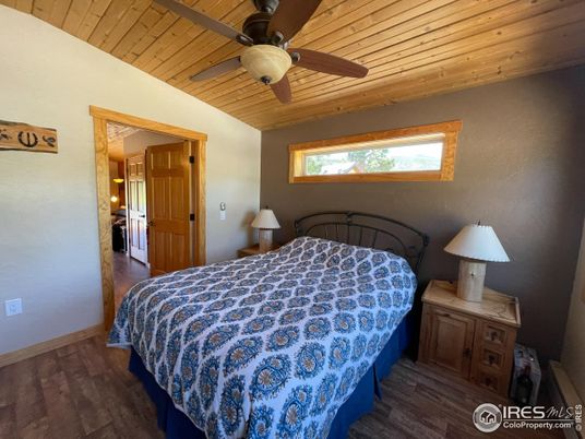Bedroom, Interior, Wooden Ceilings, Wood Texture Flooring