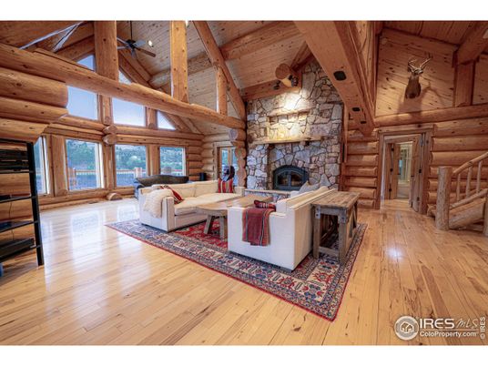 Fireplace, Interior, Living room, Stone Walls, Wooden Beams, Wooden Ceilings, Wood Texture Flooring, Wooden Walls
